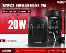 Düzbucaqlı dinamik DSPPA 8062B | 20W