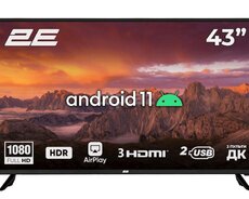 TV Set 43 2E LED FHD 60Hz Smart Android Black