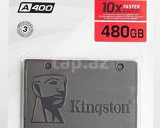 SSD yığıcı Kingston A400 480GB SATA3 2.5 SSD (SA400S37 480G)