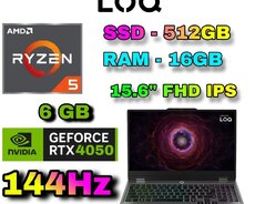 Noutbuk Lenovo LOQ 15ARP9 R5 RTX 4050 6GB