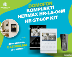 Domofon komplekti Hermax Hr-la-04m He-st-60p kit