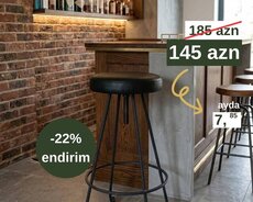 Dekorativ bar stulu
