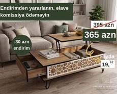 Siyirməli jurnal masası