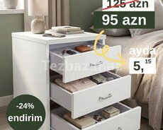 Praktik çekmecəli dolab