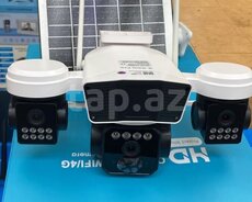 4G tam simsiz Solar PTZ360 4 kamera 12MP 4K+64GB