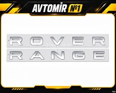 ROVER, RANGE yazı emblemi  75 sm