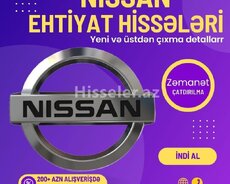 Nissan Ehtiyat Hisselerinin satisi movcuddur