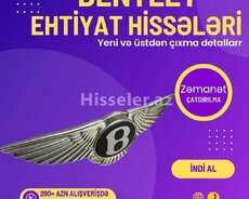 Bentley Ehtiyat Hisselerinin Satisi Movcuddur