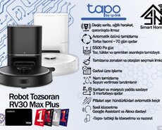 Tapo ağıllı robot tozsoran RV30 Max Plus