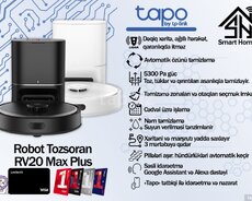Tapo ağıllı robot tozsoran RV20 Max Plus