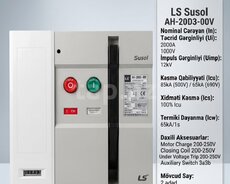 LS Susol AH-20D3-00V Hava Açarı (ACB Şalter) 2000A