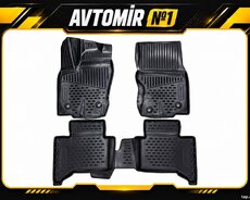 Toyota Land Cruiser Prado 250 LC250 2024-2026 üçün salon rezin ayaqaltı