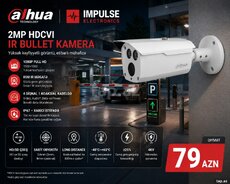 Dahua 2MP kamera | 80M IR gecə görüntüsü | HDCVI | IP67