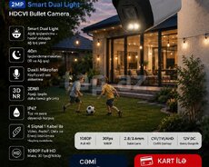 Dahua 2MP Smart Dual Light HDCVI kamera | 40M gecə işığı