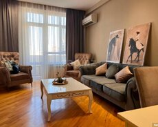 2-otaqlı yeni tikili kirayə verilir, Şah İsmayıl Xətai pr., 60 m