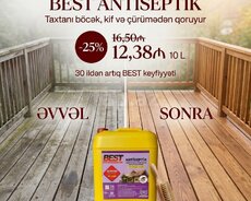 BEST ANTİSEPTİK  Taxta böcəklərinə və çürüməyə qarşı qoruyucu vasitə