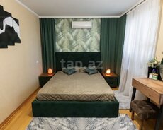 2-otaqlı yeni tikili kirayə verilir, İnşaatçılar m., 65 m