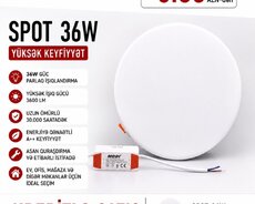 SPOT LED Panel – 36W - Yüksək keyfiyyətli parlaq işıqlandırma - İşıq