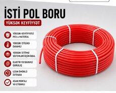 İsti pol borusu – yüksək keyfiyyətli PEX-a materialdan • Yerdən isitmə