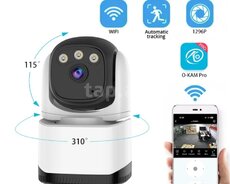 Daxili Wifi simsiz ptz 360 kamera 3mp 2k