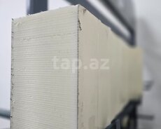 120 mm Pur sendviç panel  soyuducu və soyuq otaqlar üçün