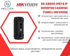 Hikvision - ds-kb8113-ıme1(b) vandal-resistant doorbell