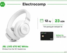 Qulaqlıq JBL LIVE 670 NC White
