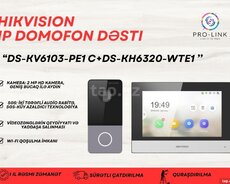 Hikvision IP domofon dəsti