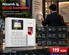 Hikvision DS-K1A8503EF İşçi Davamiyyət və İş Vaxtına Nəzarət Sistemi