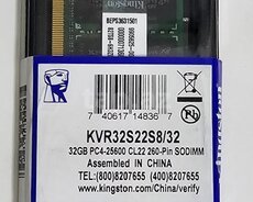 RAM 32GB DDR 4 3200 mhz