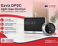 Kamera və monitorlu elektron qapı gözlüyü EZVIZ DP2C