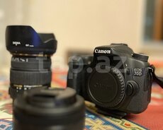 Fotoaparat Canon 70D, 50mm f1.8, 17-50 f2.8 STM