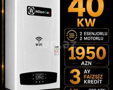 Kombi MilanGas 40kw 2esenjorlu 2motorlu