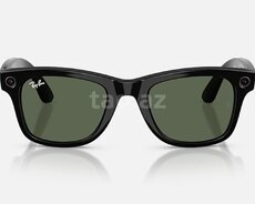 Ray-Ban Meta Wayfarer Gen 2  Shiny Black   G15 Green