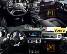 Mercedes G63 salonu interyer body kit 2025