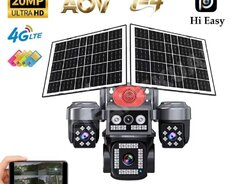 4 kamera 2 günə paneli 4G sim kartlı 16mp 4k