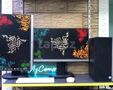 2 monitorlu masaüstü kompüter