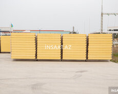 80 mm Pir sendviç panel – yüksək istilik izolyasiyası