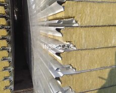 100 mm Pur sendviç panel – güclü istilik izolyasiyası
