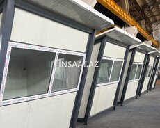 Metal Konstruksiyalı Sendviç Panel Konteynerlər