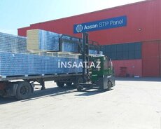 40 mm Pir sendviç panel – yanğına davamlı izolyasiyalı panel