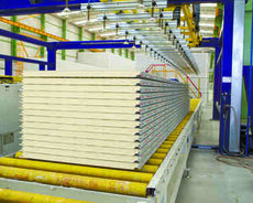 80 mm daş yunu sendviç panel – yanğına davamlı