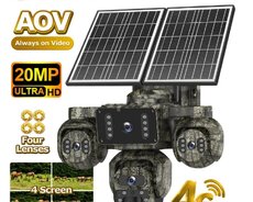 4 Kamera 2 günəş paneli 4G Sim kartlı 16MP 8K