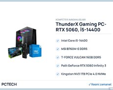 ThunderX Gaming PC- RTX 5060, İ5-14400