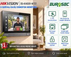 Ağıllı IP sensor ekranlı domofon DS-KH8381-WTE1