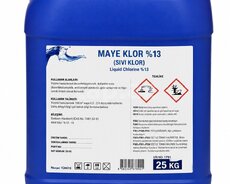 Mayə xlor 13% 25 kq