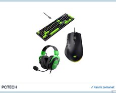 Havit kombo - Havit KB893L +Havit MS957  Mouse + Havit H2002d 3.5mm Qulaqlıq