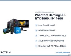 Phantom Gaming PC - RTX 5060, İ5-14400