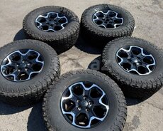 Jeep Wrangler rubikon disk və təkərləri R17