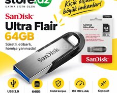 SanDisk Ultra Flair 64GB USB 3.0 Flash Drive